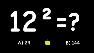 🌟 QUAL o VALOR do QUADRADO de 12❓ Quanto é 12² [upl. by Nylidnam]