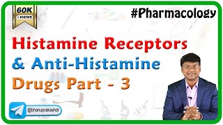 Pharmacology of Histamine  Histamine receptors and Antihistamine Drugs  Part 3 [upl. by Naginnarb363]