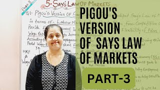 Pigous Version Of Says Law of Market  Says Law Of Markets Part  3 [upl. by Elrem]