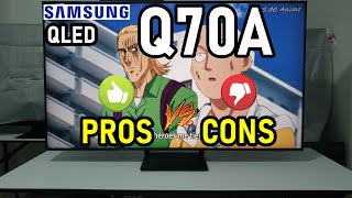 Samsung Q70A QLED Pros y Contras  Smart TV 4K con HDMI 21 [upl. by Micki]