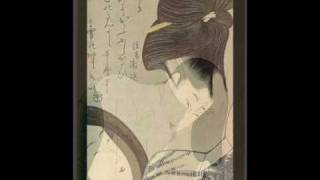 Japanese Art Utamaro Kitagawa Hideo Osaka Ensemble [upl. by Fanchet]