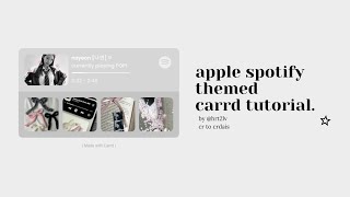 spotify themed carrd tutorial ✦ cr crdais [upl. by Llenrac506]