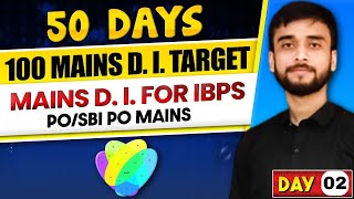 100 MAINS DI FOR IBPS POSBI PO MAINS  50 DAYS 100 MAINS DI TARGET  DAY  01 [upl. by Niklaus917]