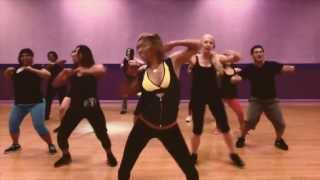 Angies Zumba Choreography for quotBooty Wurk One Cheek at a Timequot by Tpain [upl. by Helman]