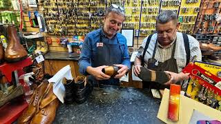 Antony amp Paul Appraise a Poor Repair on Some Trickers Bourton Shoe Sent in by a Subscriber [upl. by Gravante765]