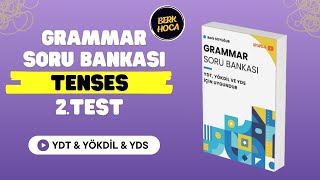 YDTYÖKDİLYDS Grammar Soru Bankası Çözümleri  Tenses2  4 Gün 2Video  2025 [upl. by Euqina852]