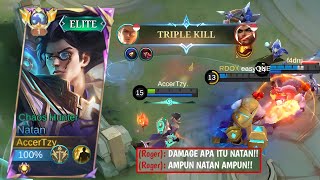 INI DIA CARA ATASI KENA PRESSURE DI EARLY GAME AUTO WIN BEST GAMEPLAY NATAN  Mobile Legends [upl. by Ahseya111]