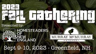 Homesteaders of New England 2023 Fall Gathering [upl. by Negyam]