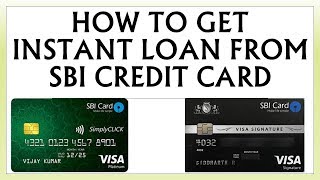 How to get instant loan from SBI credit card through encash benefit [upl. by Filipe227]