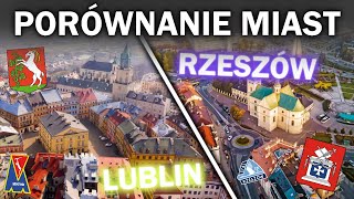 Lublin VS Rzeszów  Porównania miast 8 [upl. by Torrance]