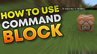 How To Use Command Block in Minecraft Bedrock Edition  Basic Tutorial [upl. by Selestina]