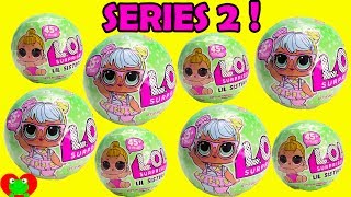 LOL Surprise Dolls Lil Sisters Series 2 LOL Baby Ball Blind Bags [upl. by Nodnnarb]