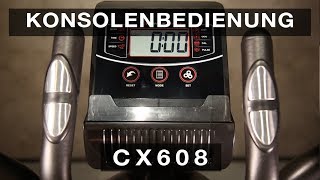 Sportstech CX608  Konsolenbedienung [upl. by Eurd]