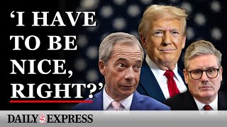 Donald Trumps honest opinion on Keir Starmer and Nigel Farage [upl. by Sudhir]