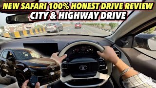 Driving Tata Safari Facelift 2024 at Full Throttle 🚀  अभी भी व्ही Problem [upl. by Schilit]