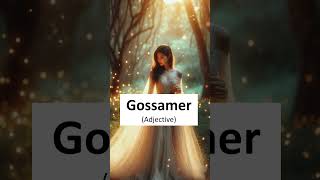 Gossamer  English word of the day [upl. by Elrahc]