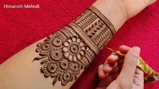 Eid special mehndi designs front hand  mehandi ka design mehandi design  mehndi ke design  mehndi [upl. by Akinihs313]