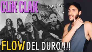 PURO FLOW DEL DURO 😈  REACCIÓN Y ANALISIS VOCAL a CLIK CLAK  BABYMONSTER [upl. by Airtina]