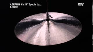 Charleston Agean Special Jazz Hi hat 18quot  SJ18HH [upl. by Droffats]