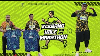 MY FIRST DEBUT ON HALF MARATHON KLEBANG HALF MARATHON 2024  VLOG [upl. by Killie]