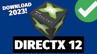 How To Download And Install DirectX 12 On Windows 1011 2023 [upl. by Frohman708]