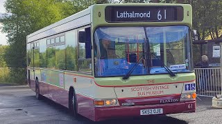 Preserved ex Lothian bus 61 Plaxton pointer 2 Dennis Dart SK52 OJE [upl. by Sorel648]