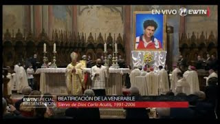 Misa Beatificación Carlo Acutis 🔴En Vivo [upl. by Eilatam52]