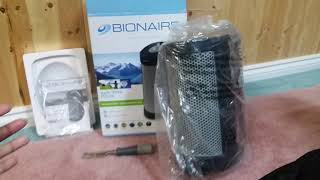 BIONAIRE HUMIDIFIER 99 HEPA FILTER PURE INDOOR LIVING UNBOXING REVIEW [upl. by Phail736]