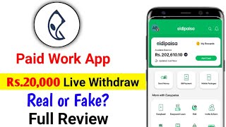 Paidwork Live Withdraw proof  Paidwork Real Or Fake  Paidwork make money app  Paidwork [upl. by Ahsiemac39]