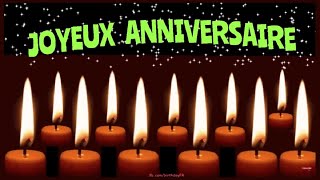 Avec des bougies un message danniversaire [upl. by Whang]