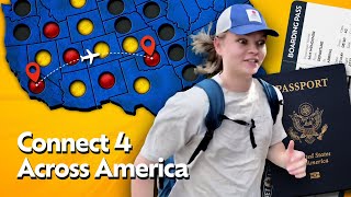 We Played Connect 4 by Travelling to Actual US States [upl. by See]