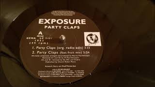 Exposure – Party Claps Org Radio Edit [upl. by Anuahsal]