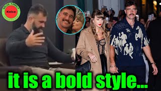 Jason Kelce REACTS to Travis Kelce amp Taylor Swifts Date Night in New York City [upl. by Assanav]