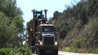 Transporting a Caterpillar D11R On The 10 Grades Of Arizona SR177 Part 1 [upl. by Hsan]