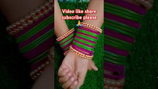 beautiful metal chudi setyoutube Vinita Devi bangle setplease subscribe and share👍🙏🙏🙏 [upl. by Oiretule]