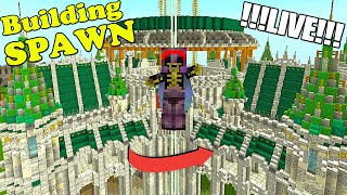 KK 9LIVE Building Spawn Continues Minecraft Bedrock 121 [upl. by Lavinia331]