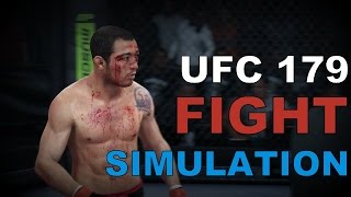 EA Sports UFC Fight Simulation  Jose Aldo vs Chad Mendes 2 Plus Commentary [upl. by Htebesile]