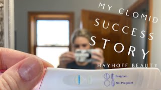 My Clomid success story amp telling my husband WE’RE PREGNANT  He cries [upl. by Sisely]