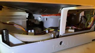 Bosch 800 series she8er55uc e15 error leak dishwasher repair [upl. by Neztnaj]