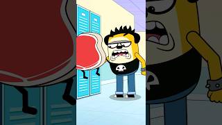 School Bully  Angry Pop Becomes a Robot makes the Bully run away [upl. by Beitz]