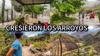 ⛈️ CRESIERON LOS ARROYOS 🌲🌧️SE VINO EL AGUASERO MÁS FUERTE CON RAYOS ⛈️🌲 [upl. by Kruger]