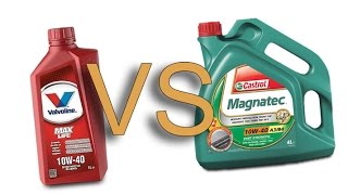 Valvoline MaxLife 10W40 vs Castrol Magnatec 10W40 [upl. by Assirehs]