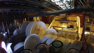 Whirlpool TotalCoverage Dishwasher  Full Load Interior View [upl. by Bound]