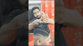 v shape new hairstyle tattoo 😍😍haircut shortvideo [upl. by Priestley]