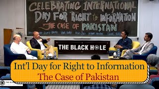 Celebrating International Day for Right to Information  The Case of Pakistan [upl. by Jordans26]