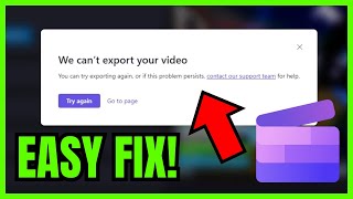 How To FIX Clipchamp EXPORT Not Working FULL GUIDE 2024 [upl. by Notloc14]