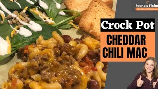 Crock Pot Cheddar Chili Mac [upl. by Hillier]