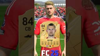 🇳🇱 MATTHIJS DE LIGT fifa evolution 1725 eafc25 fc25 fifa deligt manutd netherlands [upl. by Ydak973]