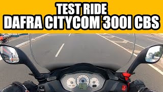 Test Ride Dafra Citycom 300i CBS [upl. by Nahtaj]