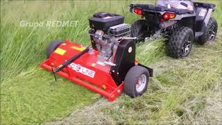 redmet Flail mower for ATV  QUAD mulcher [upl. by Neeruan]